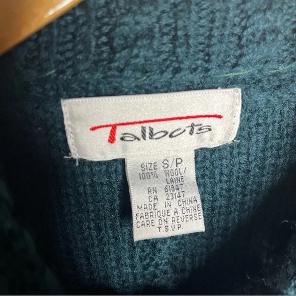 Vintage Scottie Dog Sweater Cable Knit Holiday Pullover Size Small 100% Wool S - Picture 5 of 8